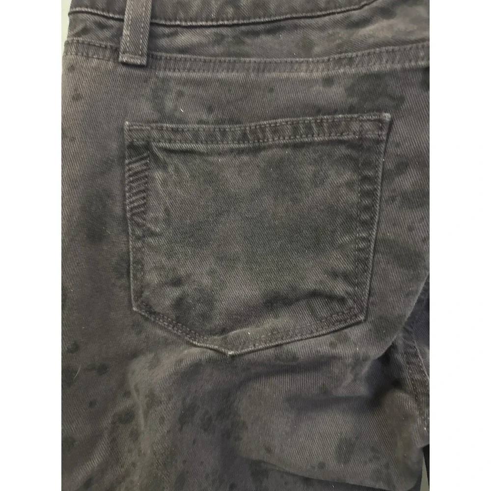 Paige Verdugo Ultra Slim Jeans Women's Black Splatter Size‎ 25